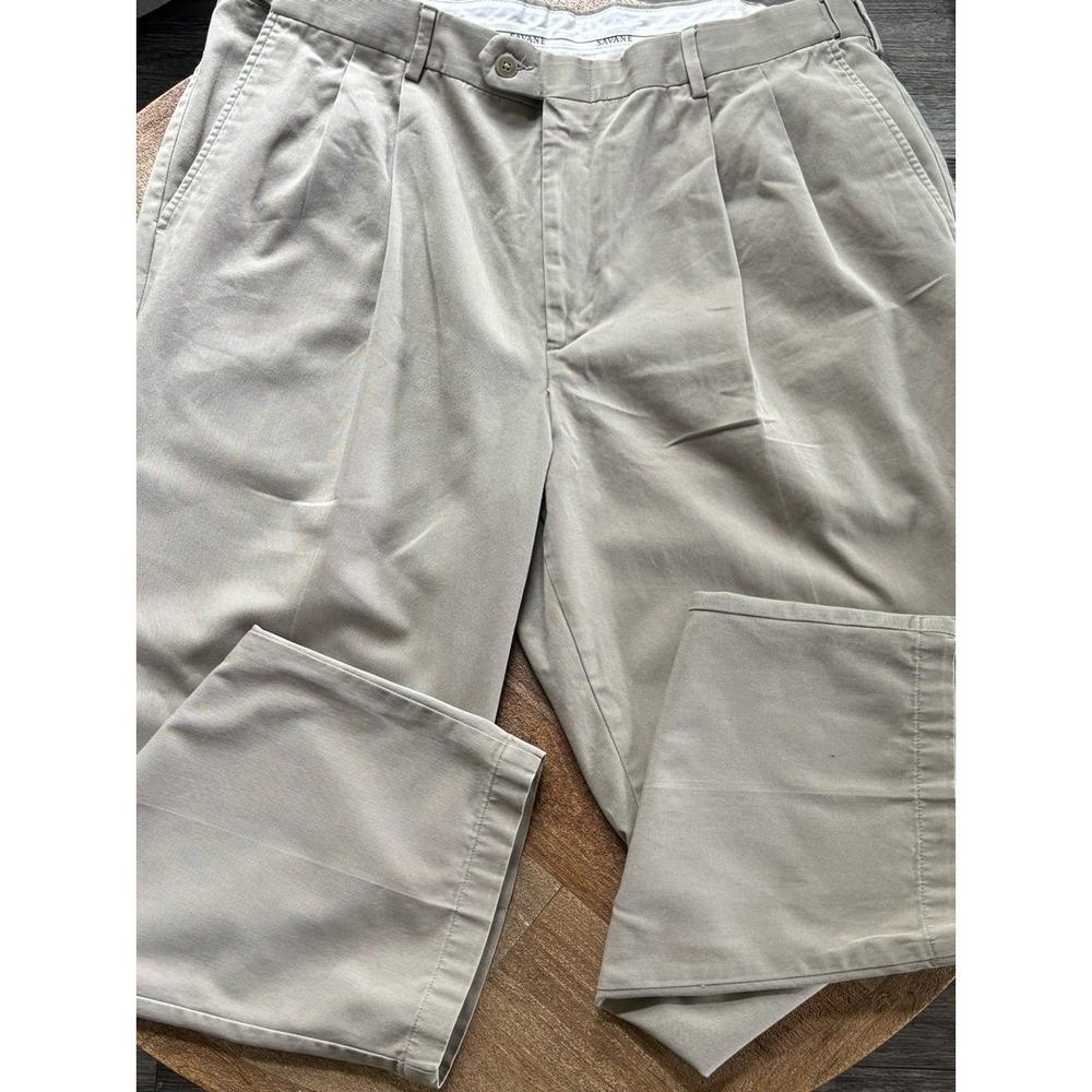 Savane Men's Pleated Pants 38x30